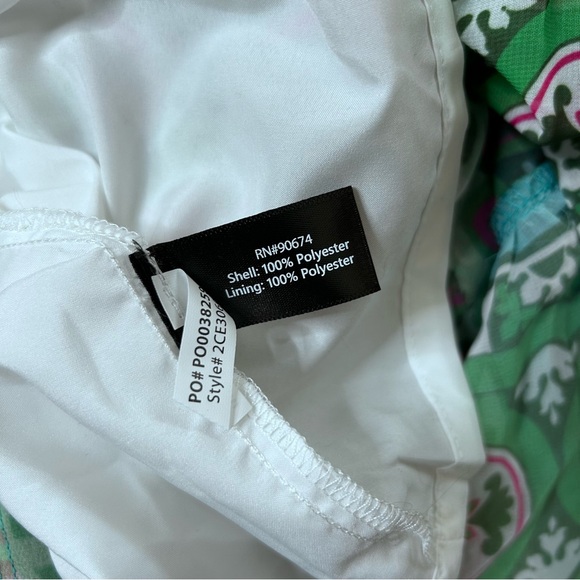 NWT Boston Proper Palma De Scrolls Ruffle Tiered Floral Green Maxi Dress XL - Picture 6 of 14